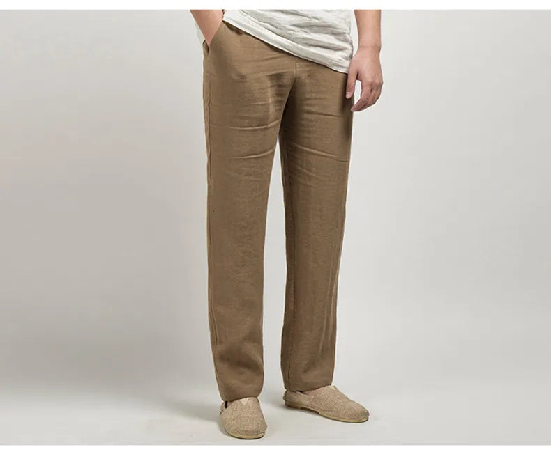 Linen Old Money Trousers