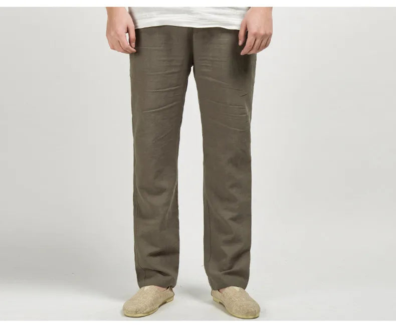 Linen Old Money Trousers