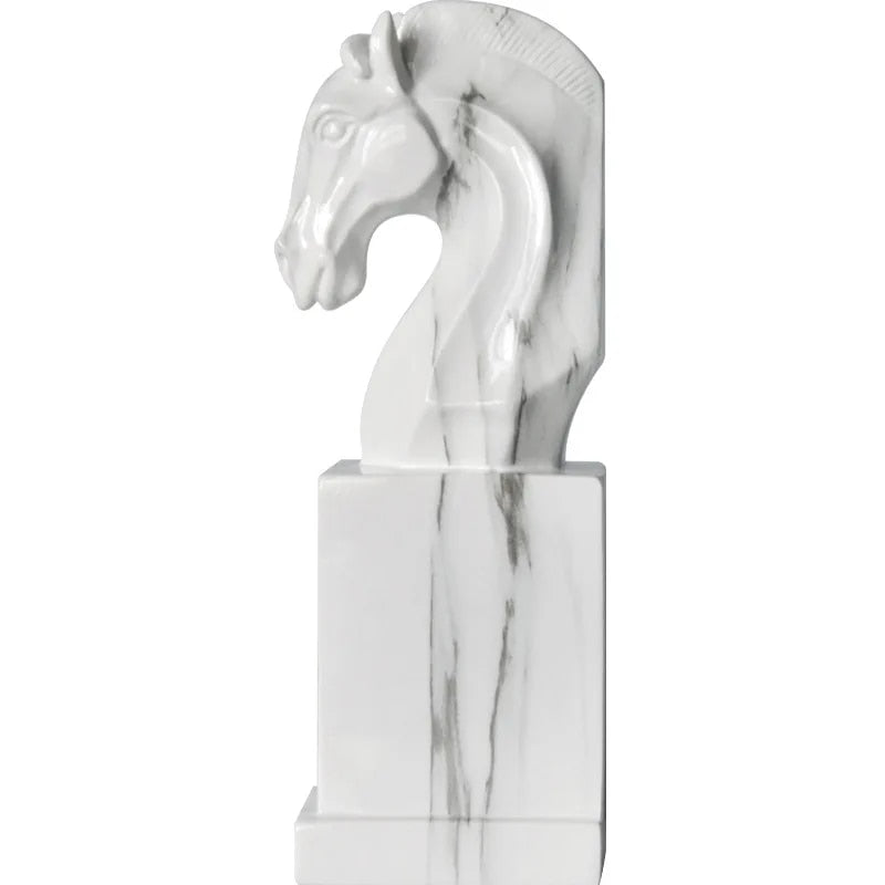 Marble Horse Bust