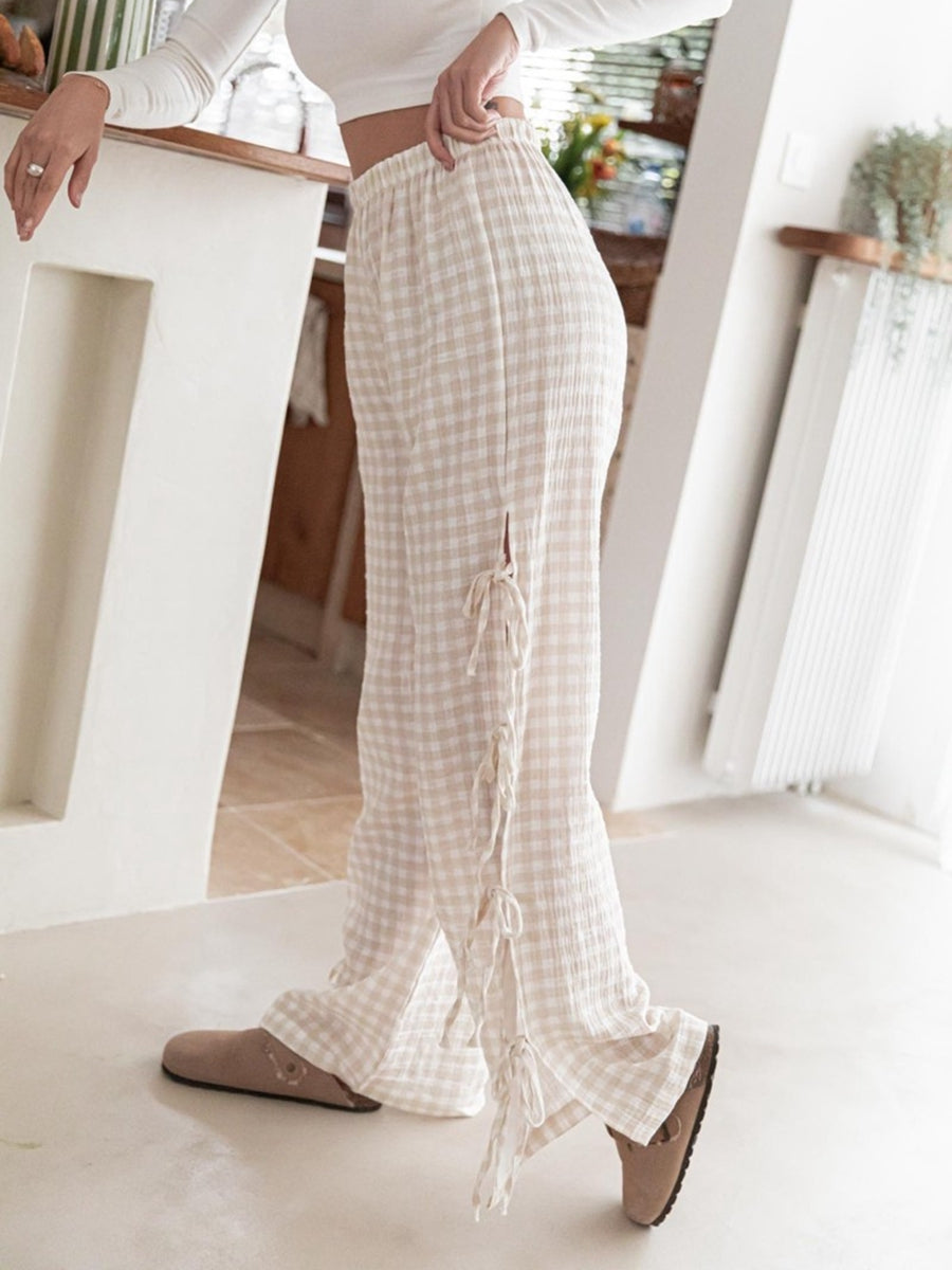 Checkered Summer Trousers