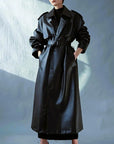 Leather Vogue Trenchcoat
